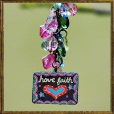 Gypsey charm keyring - Have Faith