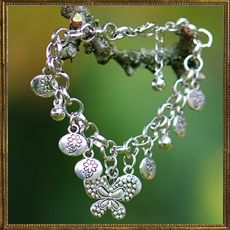 Butterfly charm bracelet